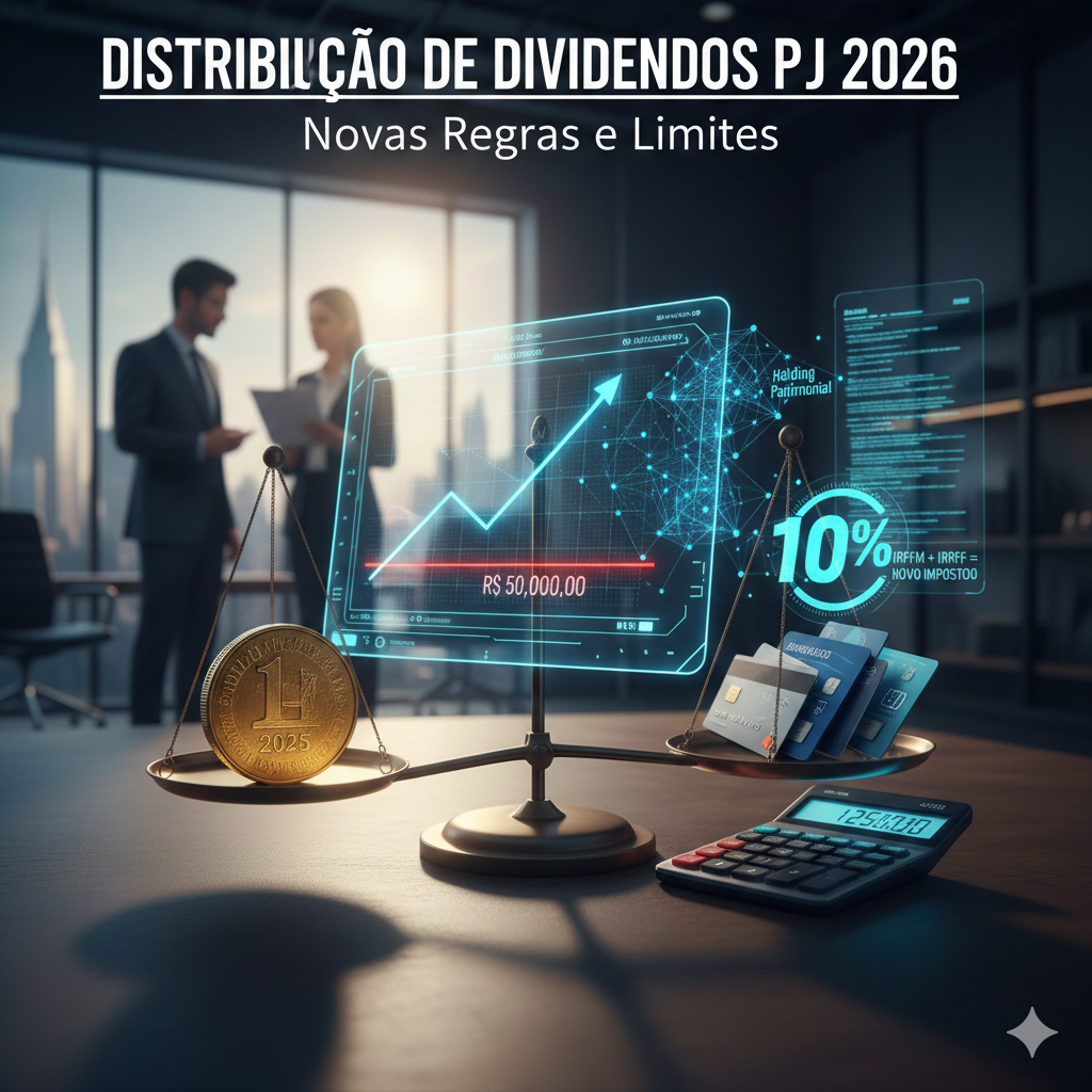 Distribuição de Dividendos PJ em 2026: Entenda o Novo Cenário da Tributação no Brasil
